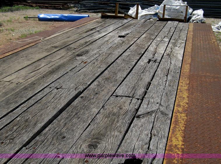 image for item A6355 1981 Hillsboro triple axle equipment trailer