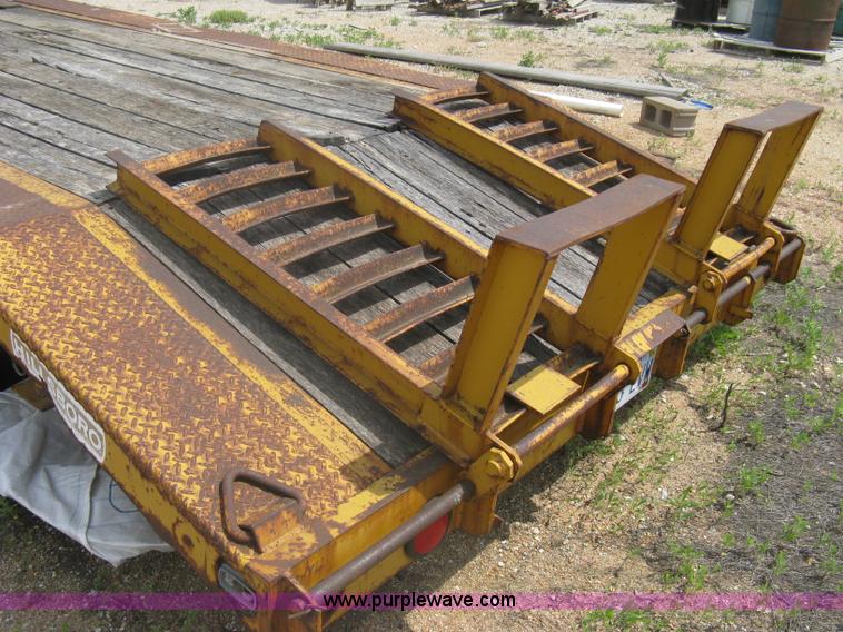 image for item A6355 1981 Hillsboro triple axle equipment trailer