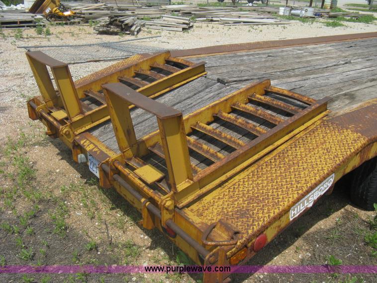 image for item A6355 1981 Hillsboro triple axle equipment trailer
