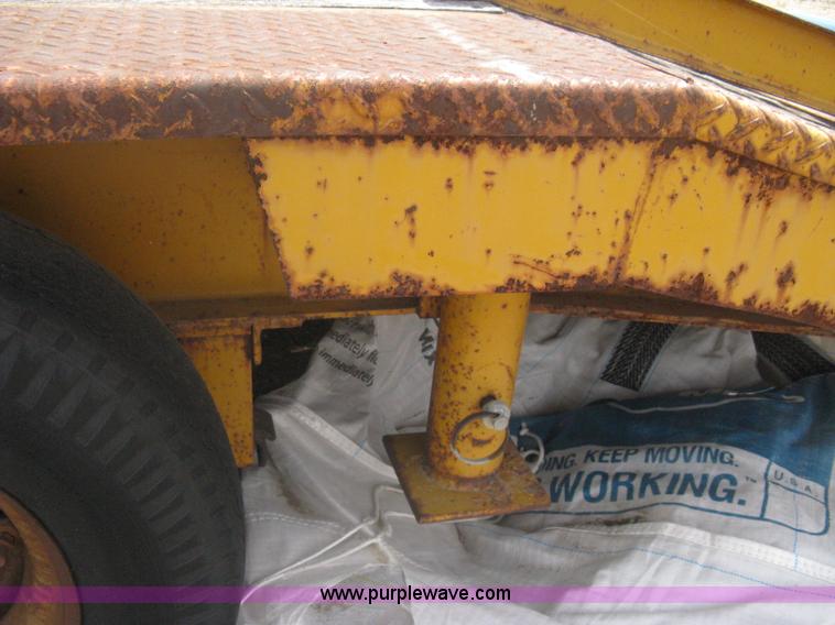 image for item A6355 1981 Hillsboro triple axle equipment trailer