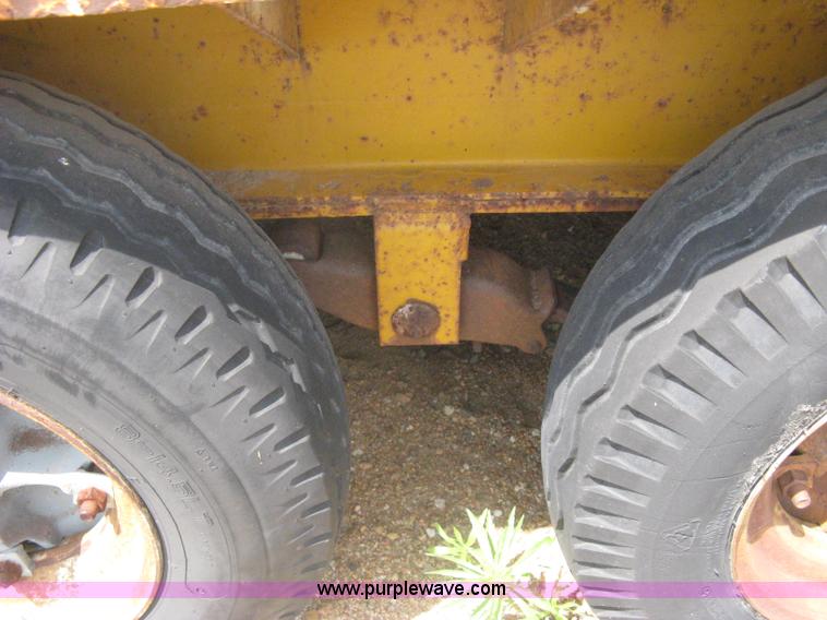 image for item A6355 1981 Hillsboro triple axle equipment trailer