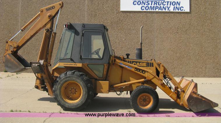 image for item A6362 1981 Case 580D backhoe