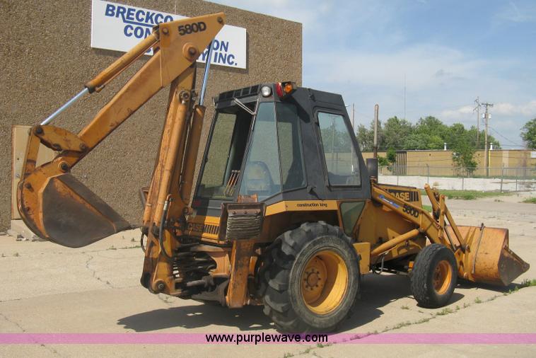 image for item A6362 1981 Case 580D backhoe