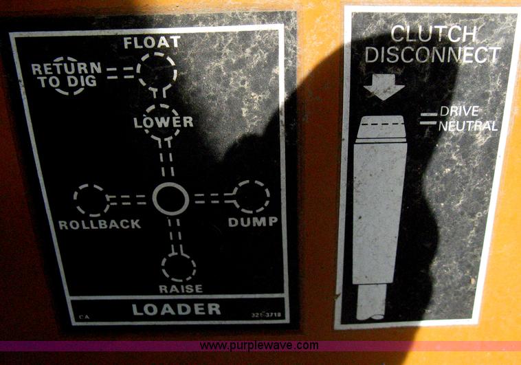 image for item A6362 1981 Case 580D backhoe