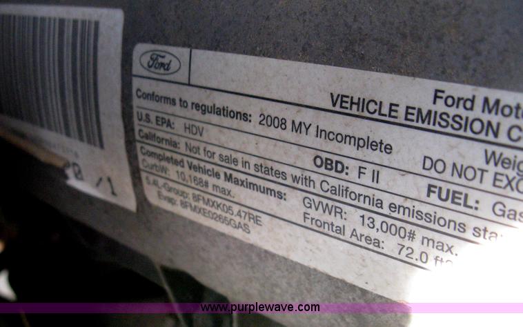 image for item A6367 2008 Ford F350 XL Super Duty utility box truck