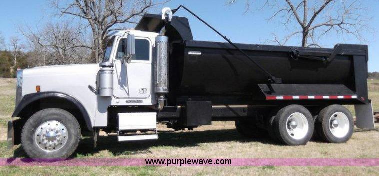 image for item B1276 1996 Freightliner Classic tandem axle dump truck