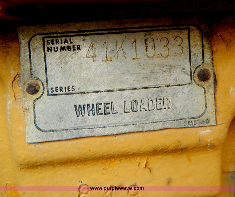 image for item B3674 1970 Caterpillar 930 wheel loader