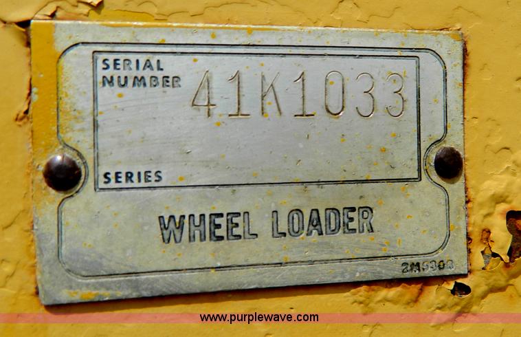image for item B3674 1970 Caterpillar 930 wheel loader