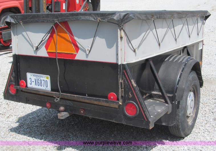 image for item B5135 Ideal single axle utility trailer
