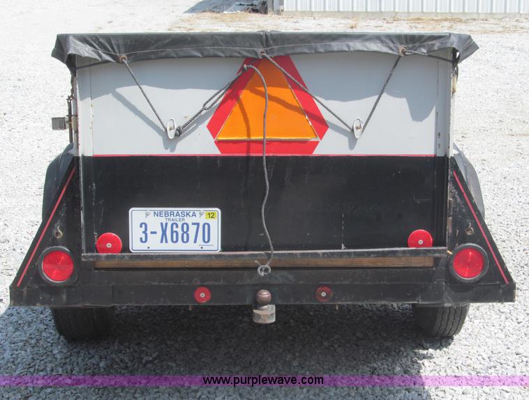 image for item B5135 Ideal single axle utility trailer