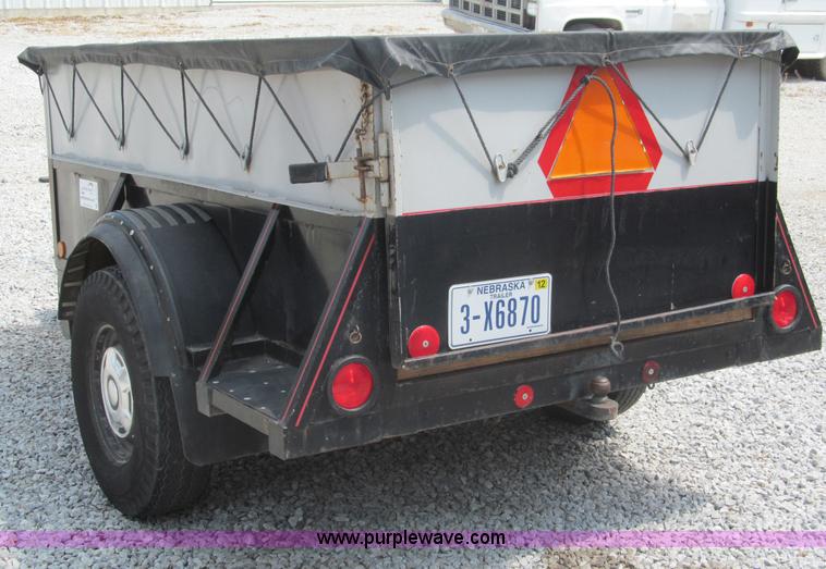 image for item B5135 Ideal single axle utility trailer