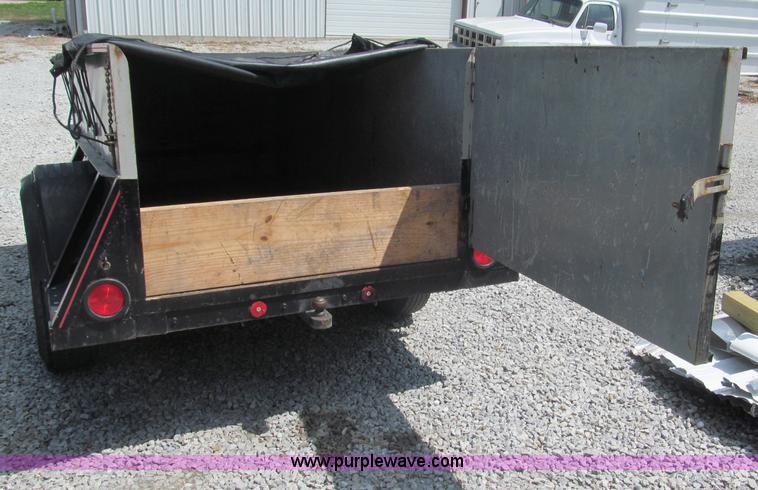 image for item B5135 Ideal single axle utility trailer