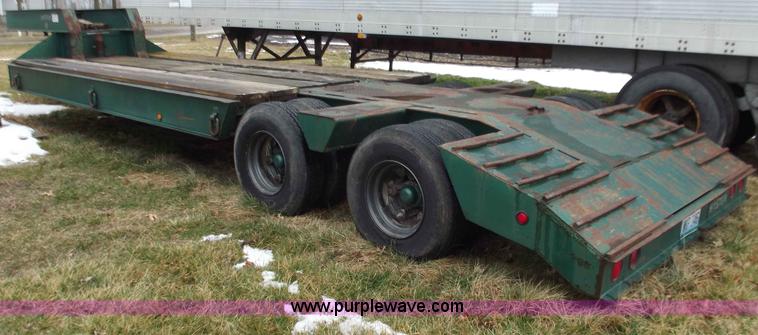 image for item B6250 1965 Hyster C25T lowboy trailer