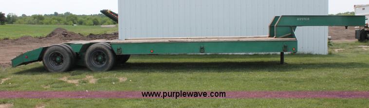image for item B6250 1965 Hyster C25T lowboy trailer