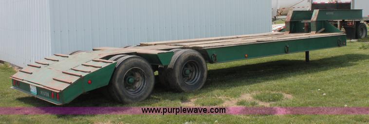 image for item B6250 1965 Hyster C25T lowboy trailer