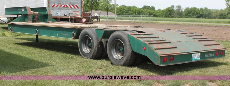 image for item B6250 1965 Hyster C25T lowboy trailer