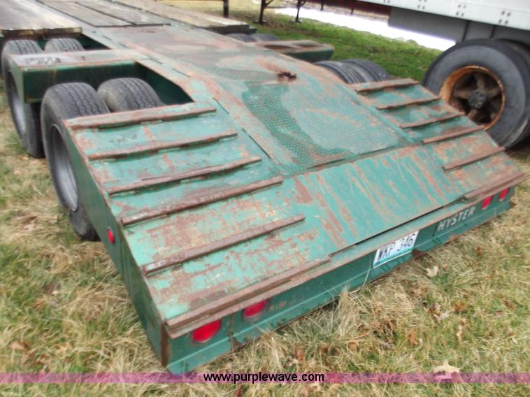 image for item B6250 1965 Hyster C25T lowboy trailer