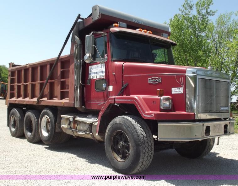 image for item C2045 1989 GMC triple axle dump truck