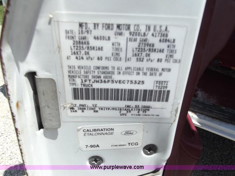 image for item C2047 1997 Ford F350 service truck