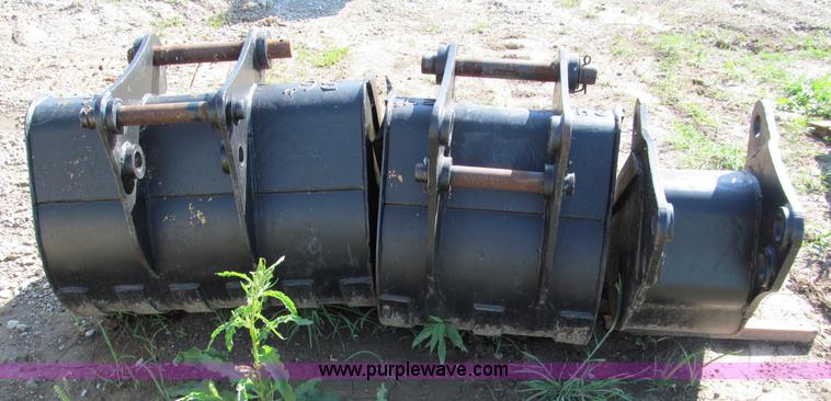 image for item C2120 (3) buckets that fit Caterpillar 420D backhoe