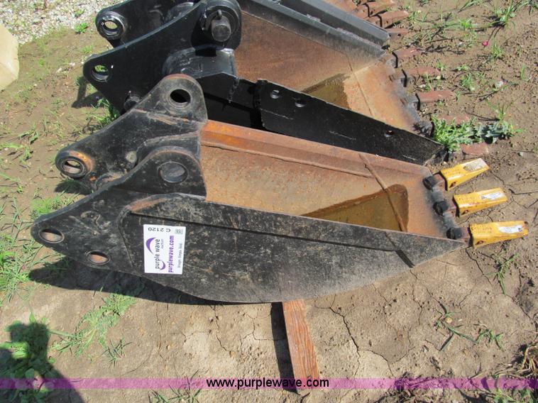 image for item C2120 (3) buckets that fit Caterpillar 420D backhoe