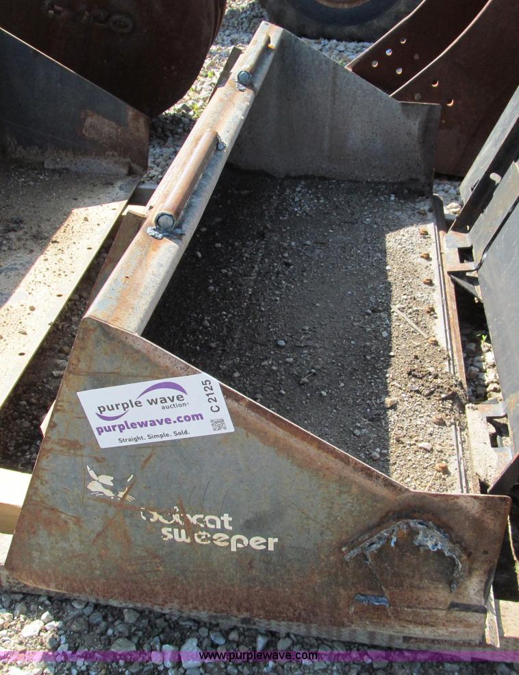 image for item C2125 72" smooth Bobcat skid steer bucket