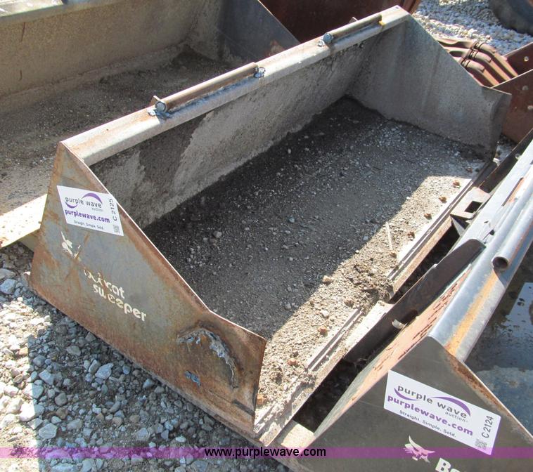 image for item C2125 72" smooth Bobcat skid steer bucket