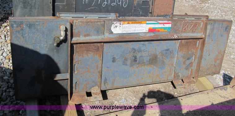 image for item C2125 72" smooth Bobcat skid steer bucket