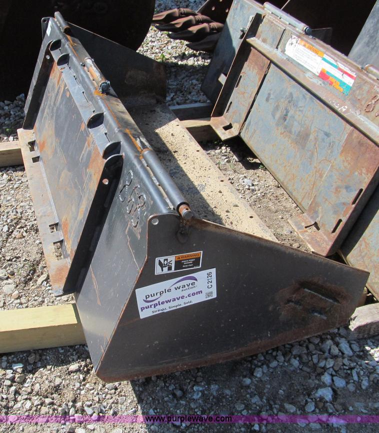 image for item C2126 72" smooth skid steer bucket