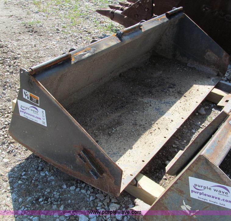 image for item C2126 72" smooth skid steer bucket