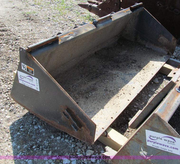 image for item C2126 72" smooth skid steer bucket