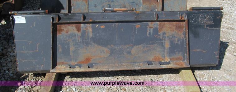 image for item C2126 72" smooth skid steer bucket