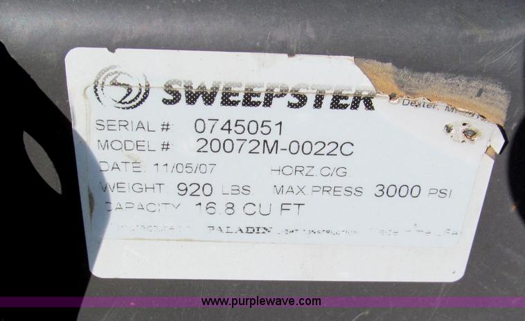 image for item C2126 72" smooth skid steer bucket