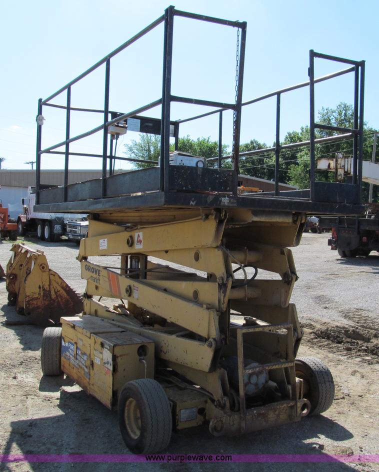 image for item C2143 Grove 3270 electric scissor lift