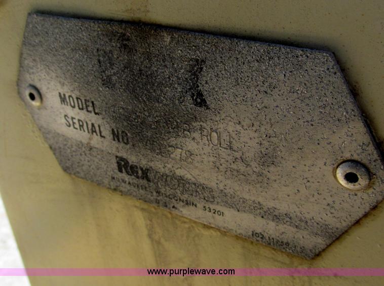 image for item C2507 1987 Rexworks SP400 vibratory articulating double drum roller