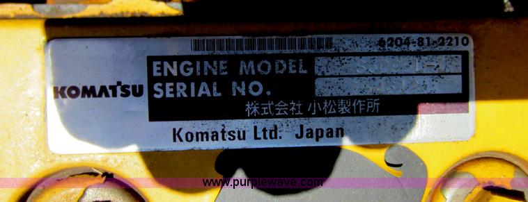 image for item C5500 Komatsu PC200-6 excavator