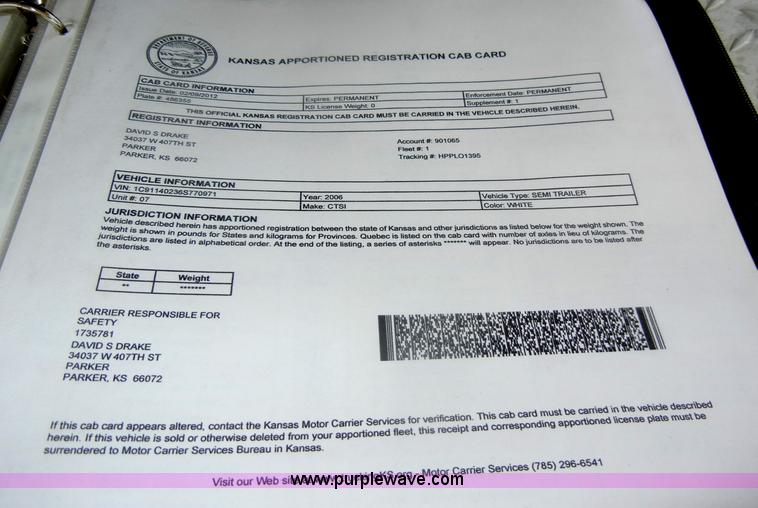 image for item D4076 2006 CTS BDT-40 40' pack mule trailer