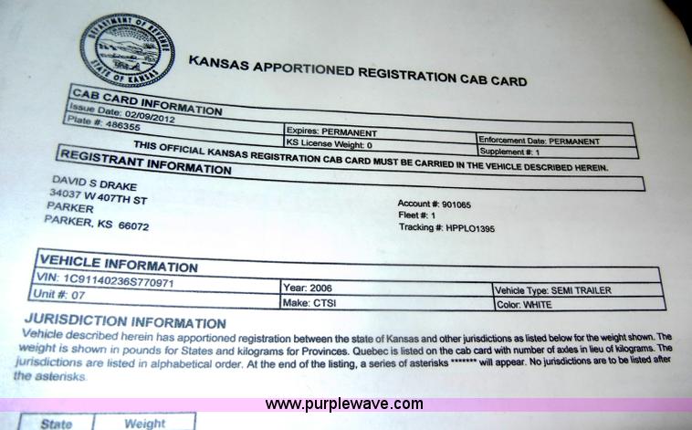image for item D4076 2006 CTS BDT-40 40' pack mule trailer