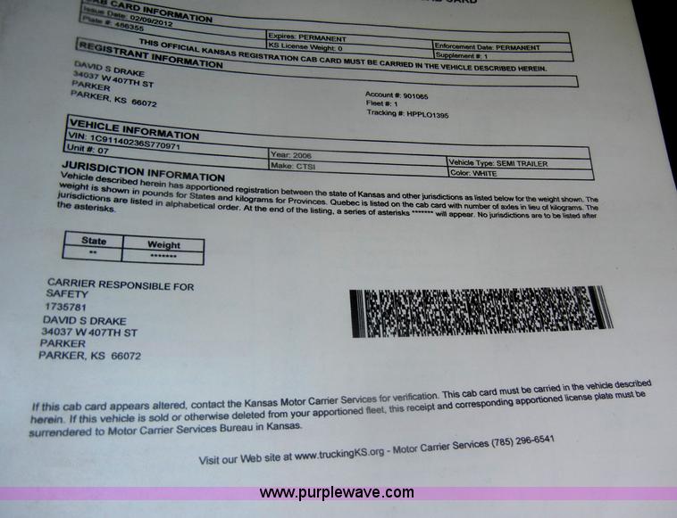 image for item D4076 2006 CTS BDT-40 40' pack mule trailer