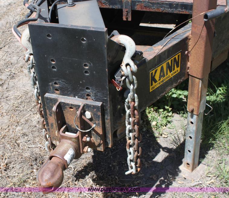 image for item D7911 2000 Kahn Versahall 20' tandem axle dump trailer