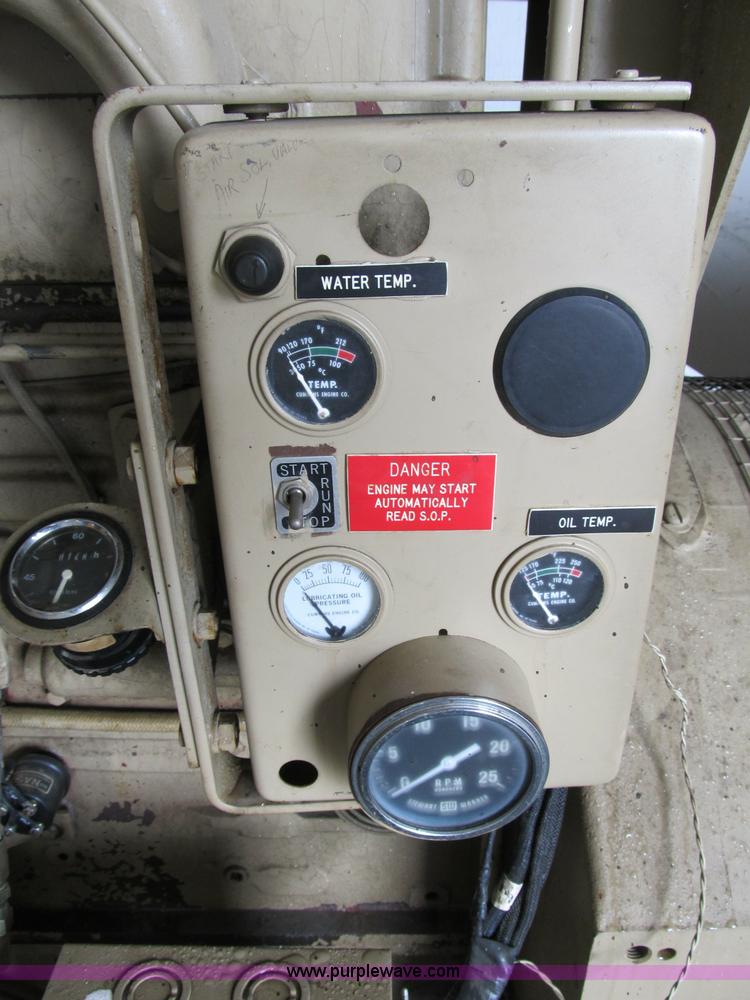 image for item D9468 1999 Cummins diesel generator