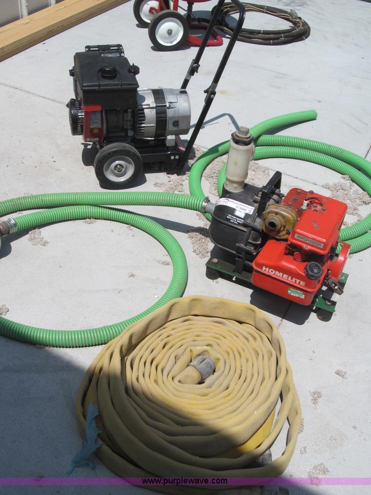 image for item G9488 Centrifugal pump and Craftsman generator