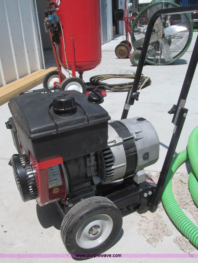 image for item G9488 Centrifugal pump and Craftsman generator