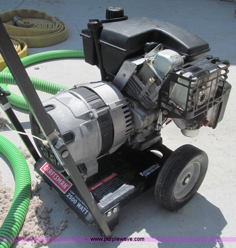 image for item G9488 Centrifugal pump and Craftsman generator