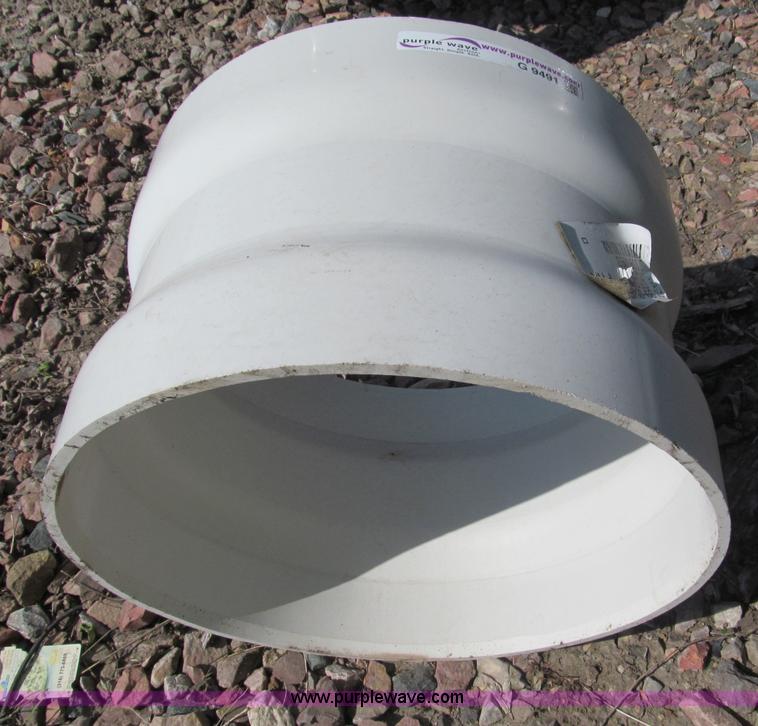 image for item G9491 18" PVC pipe T-fitting and couplers