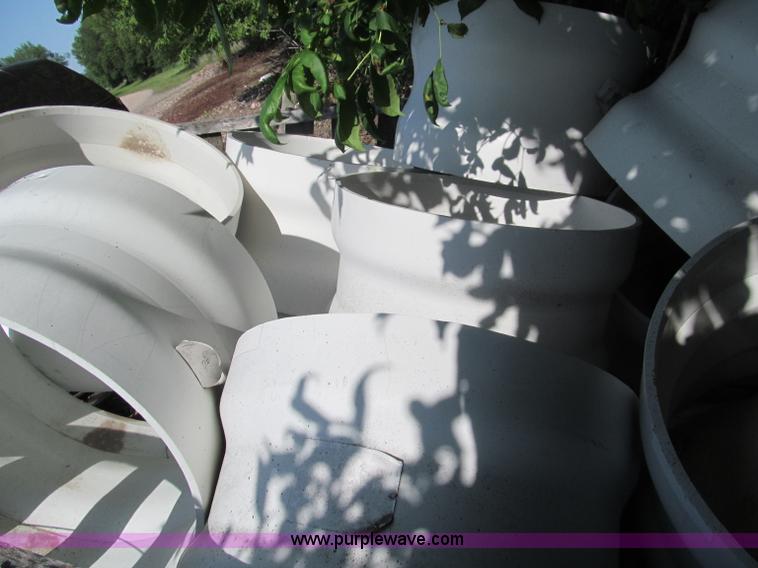 image for item G9491 18" PVC pipe T-fitting and couplers