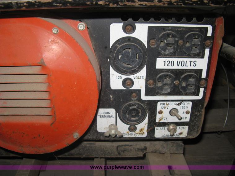 image for item G9902 Homelite 5,000 watt generator