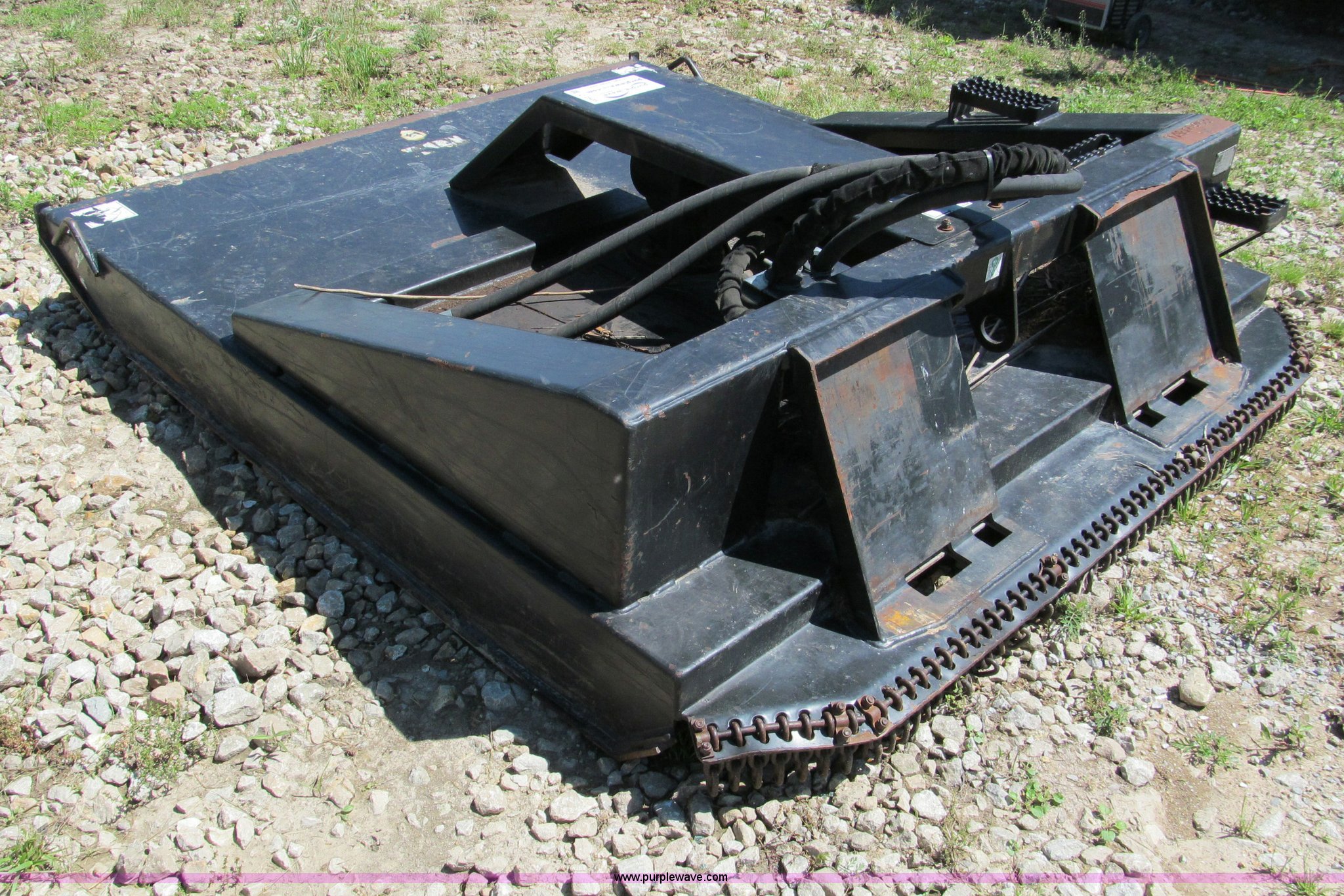 Caterpillar BR172 hydraulic rotary cutter skid steer attachment in