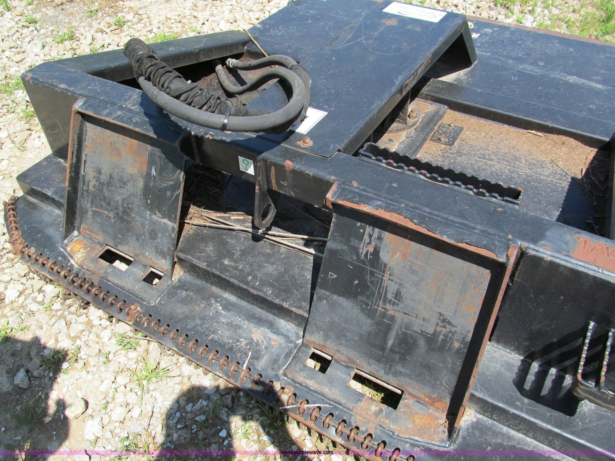 Caterpillar BR172 hydraulic rotary cutter skid steer attachment in