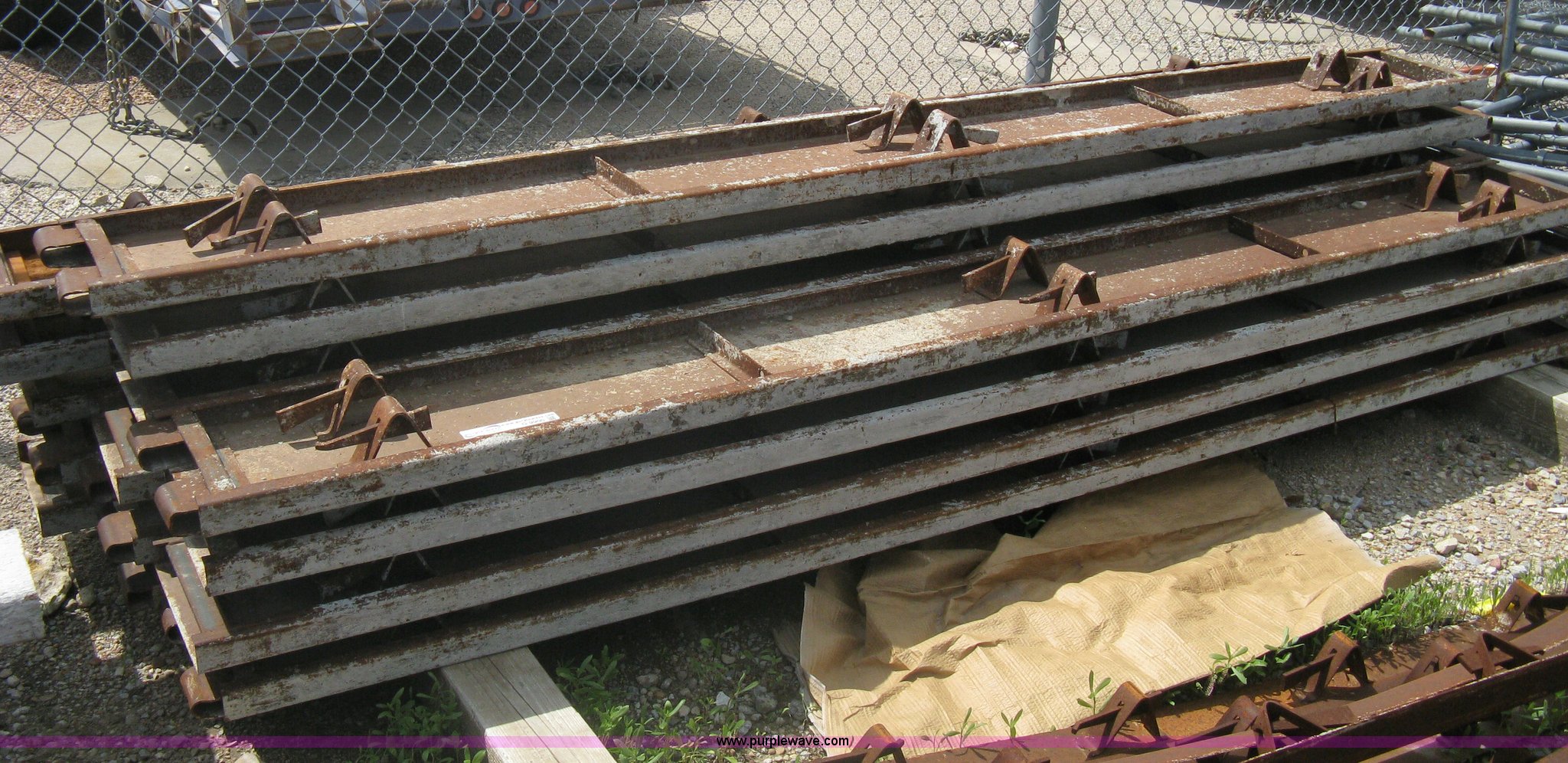 (15) three pin 12" metal concrete forms in Wichita, KS Item G9900